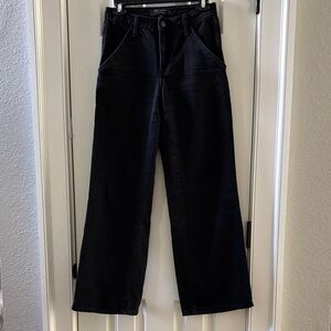 Banana Republic Black High-Rise Trouser Jeans. Size 25/0.